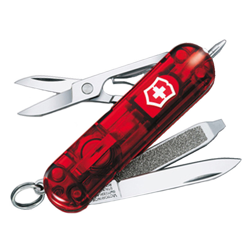 

Нож складной, мультитул + LED Victorinox Signature Lite (58мм, 7 функций), красный 0.6226.Т