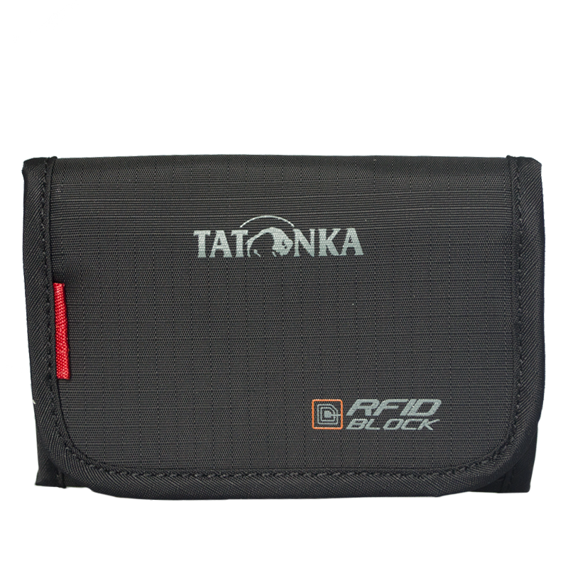 

Кошелек с защитой от считывания данных Tatonka Folder RFID Block (9x12x2см), черный 2964.040