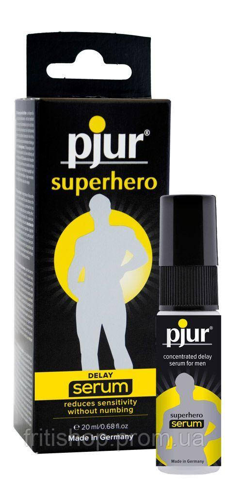 

Пролонгирующий гель pjur Superhero Serum 20 мл, создает невидимую пленку снижающую чувствительность