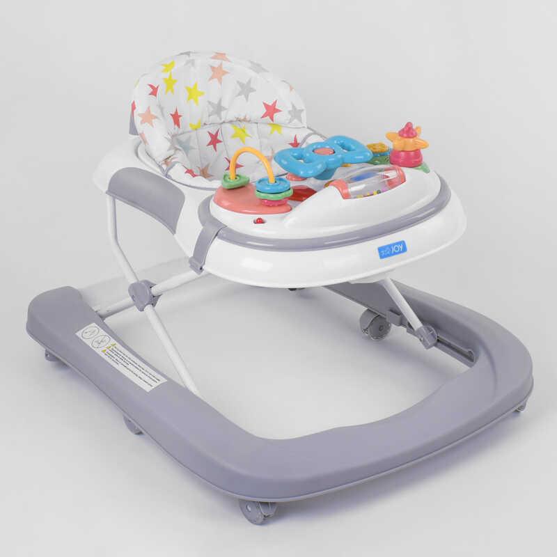 

Ходунки JOY W-W 25109 (1) СЕРЫЙ, музыкальная панель, мелодии, свет, в коробке