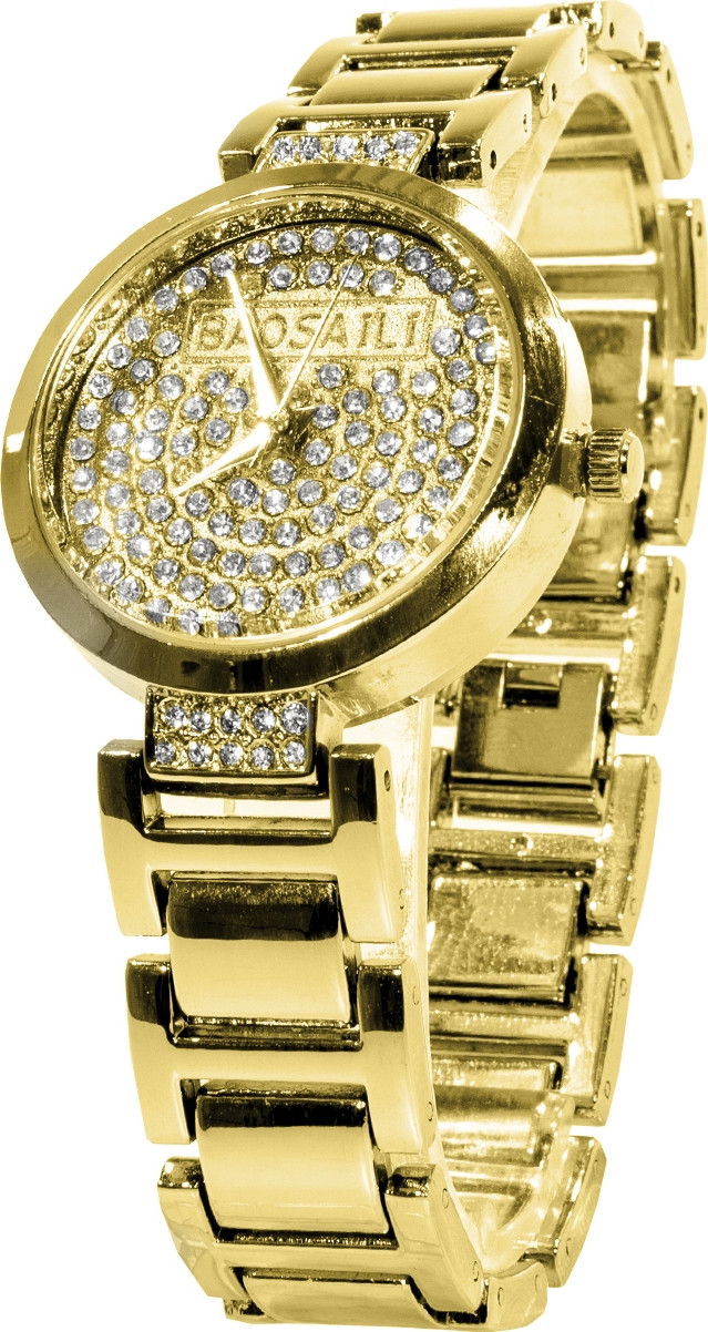 

☜Наручные часы BAOSAILI KJ805 Gold женские кварцевые с камнями брендовые часы