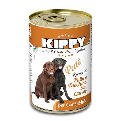 

Влажный корм для собак Kippy Dog 400 г (курица, индейка и морковь)