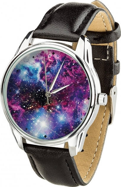 

Часы ZIZ Галактика (ремешок насыщенно - черный, серебро) + дополнительный ремешок (4621153)