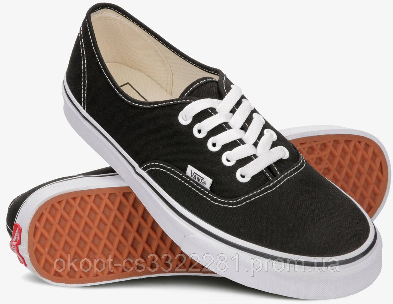 

Кеды Vans Authentic "Off the Wall" черно-белые (низкие) 35 36,5