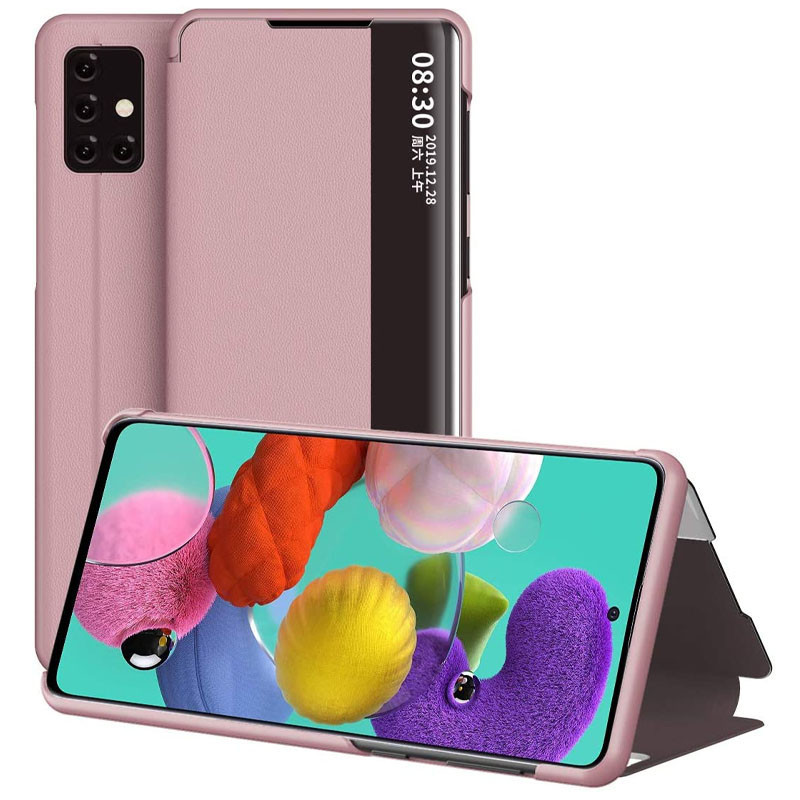 

Чехол-книжка Smart View Cover для Samsung Galaxy A71 Розовый