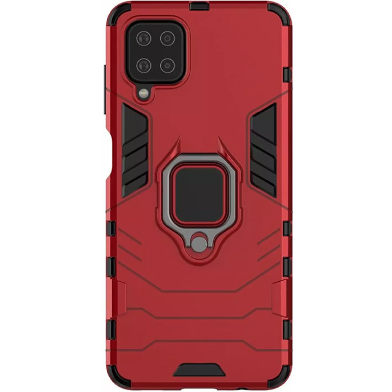 

Ударопрочный чехол Transformer Ring for Magnet для Samsung Galaxy A12, Красный / dante red