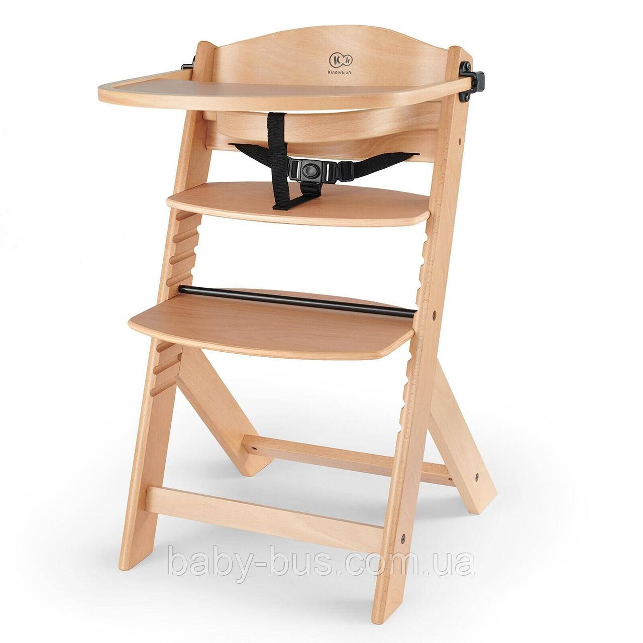 

Стульчик для кормления Kinderkraft Enock Wood (KKKENOCNAT0000), Бежевый