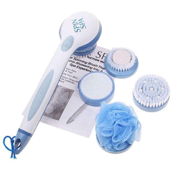 

Массажная щетка для тела Spin Spa Brush/Спин Спа Браш, Белый