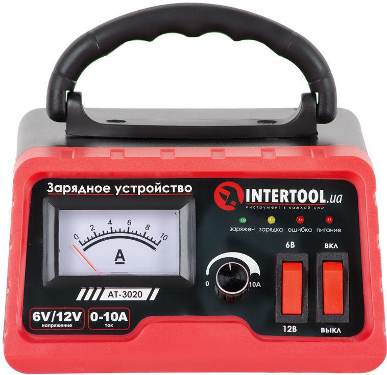 

Зарядное устройство Intertool - 6В-12В x 0-10А (AT-3020)