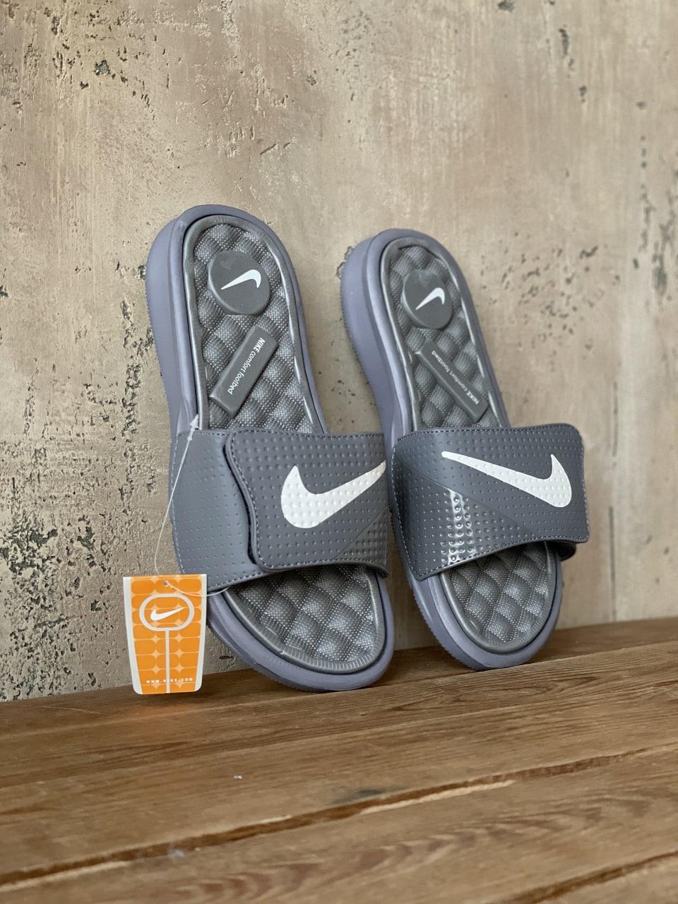 

Мужские шлепанцы Nike Comfort Footbed Slide Grey ALL05797 44, Серый