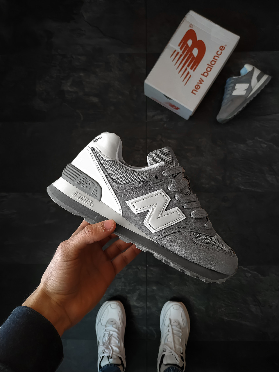 

New Balance 574 женские серые 40-41, Серый