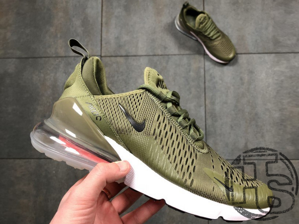 

Мужские кроссовки Nike Air Max 270 Flyknit Green/White 42, Зелёный