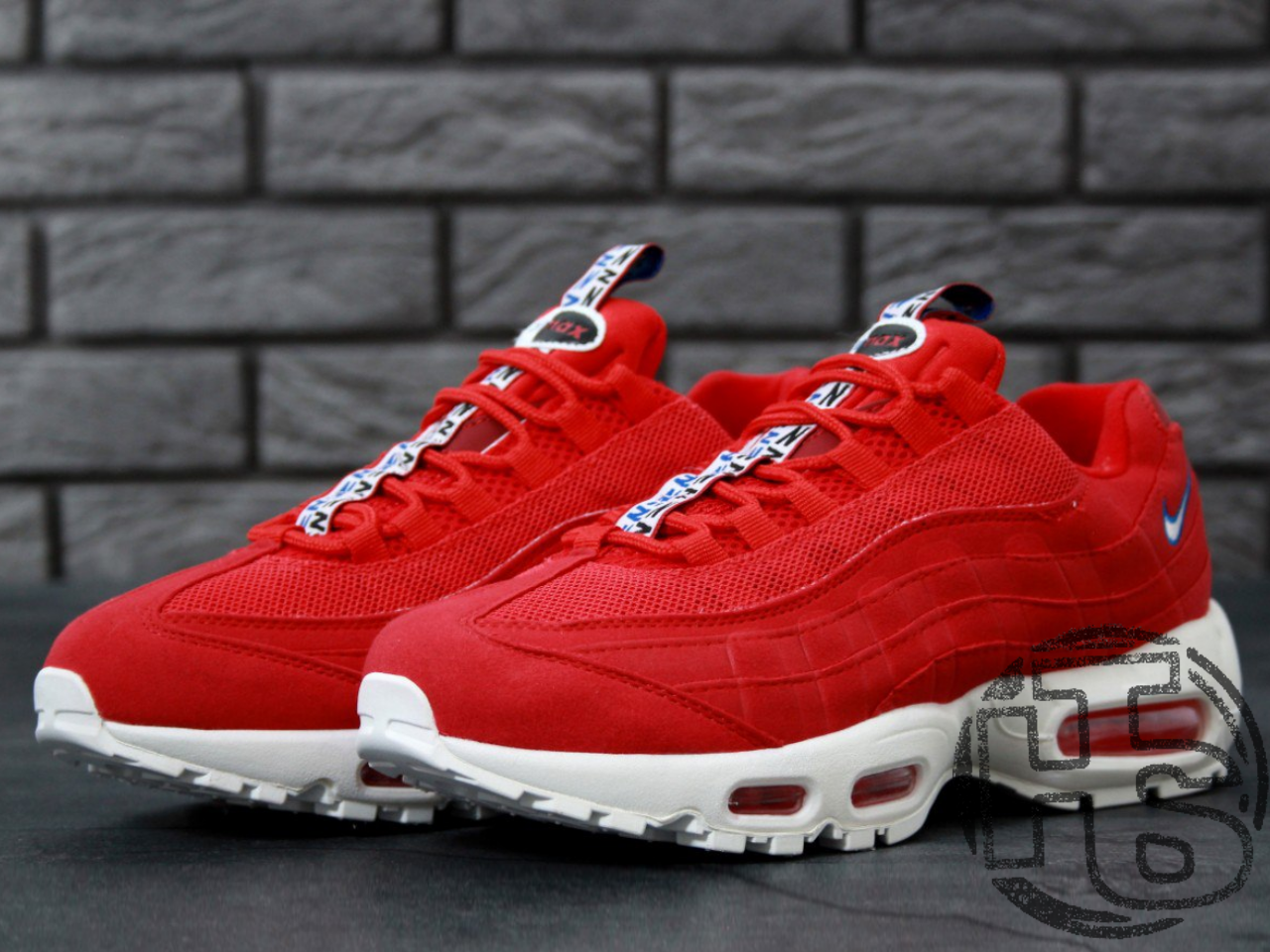 

Женские кроссовки Nike Air Max 95 Pull Tab Gym Red/Sail Gym Blue 38, Красный