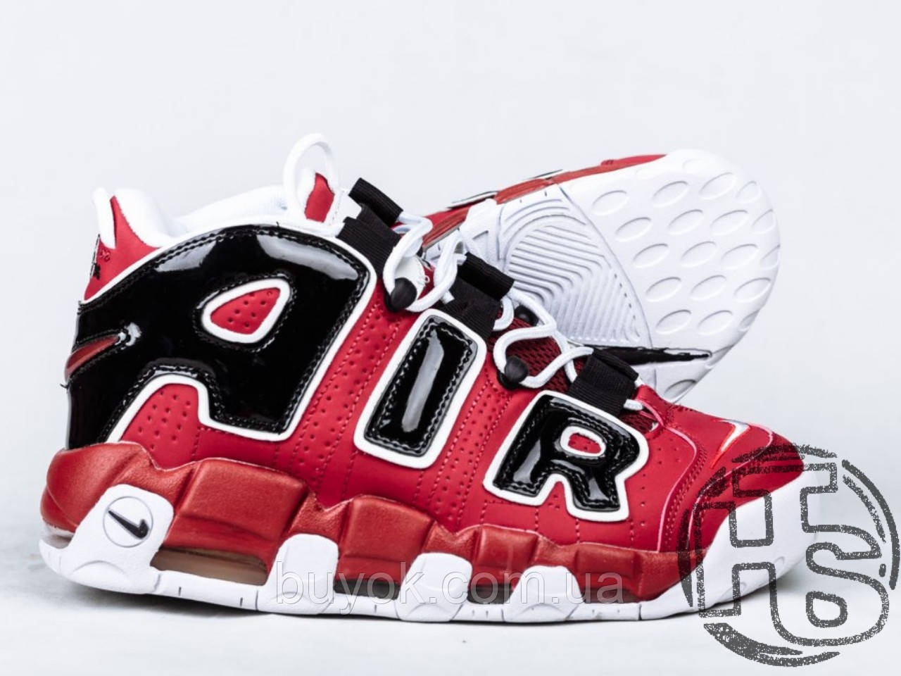 

Мужские кроссовки Nike Air More Uptempo Red/Black 415082-600 43, Красный