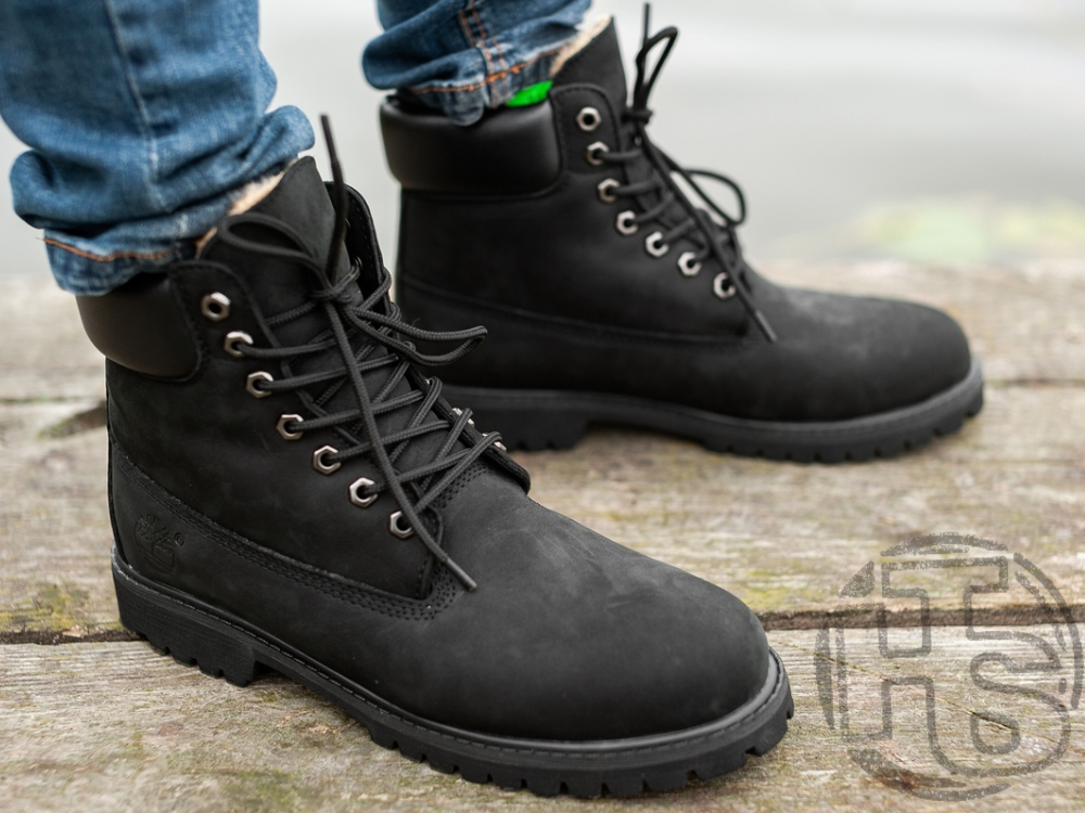 

Мужские ботинки Timberland Classic Boots Black Winter (с мехом) 41, Черный