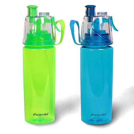 Бутылка для воды спортивная из пластика 570 мл, фото 2