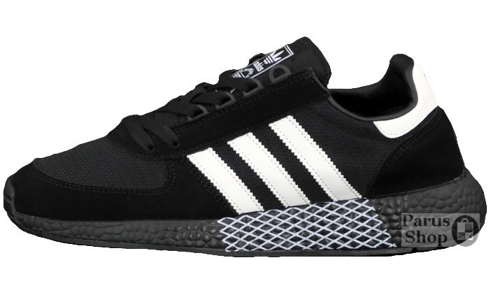 

Мужские кроссовки Adidas Marathon White/Black 45, Черный