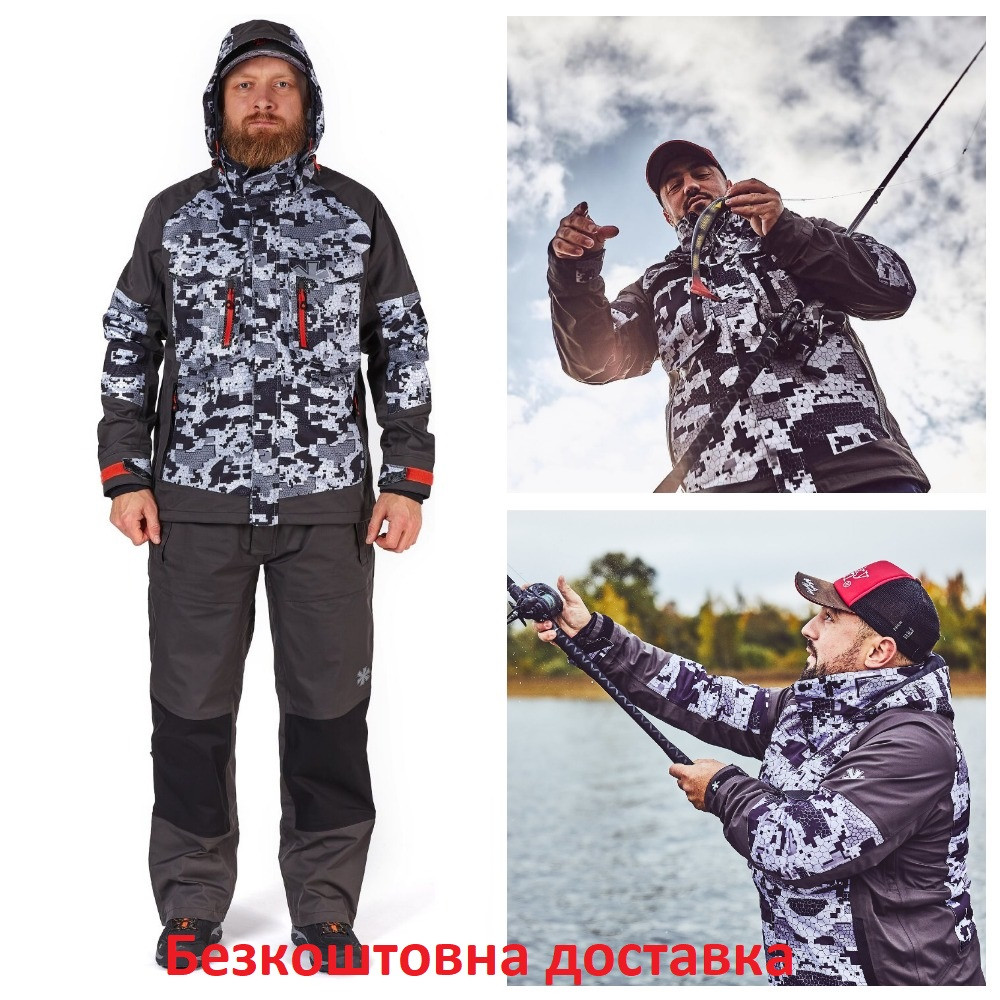 

Костюм Norfin Pro Dry 3 Camo (514505-XXL) демисезонный рыболовный размер XXL (60-62)