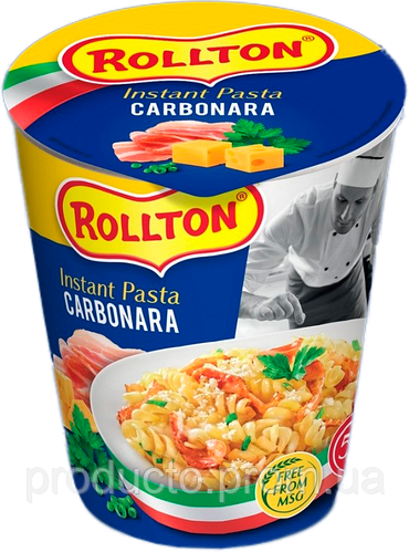 Virobi Makaronni Shvidkogo Prigotuvannya Rollton Instant Pasta Karbonara Sklyanku 70g 4820179255065 Cina 22 75 Grn Kupiti V Kiyevi Prom Ua Id 1409073276