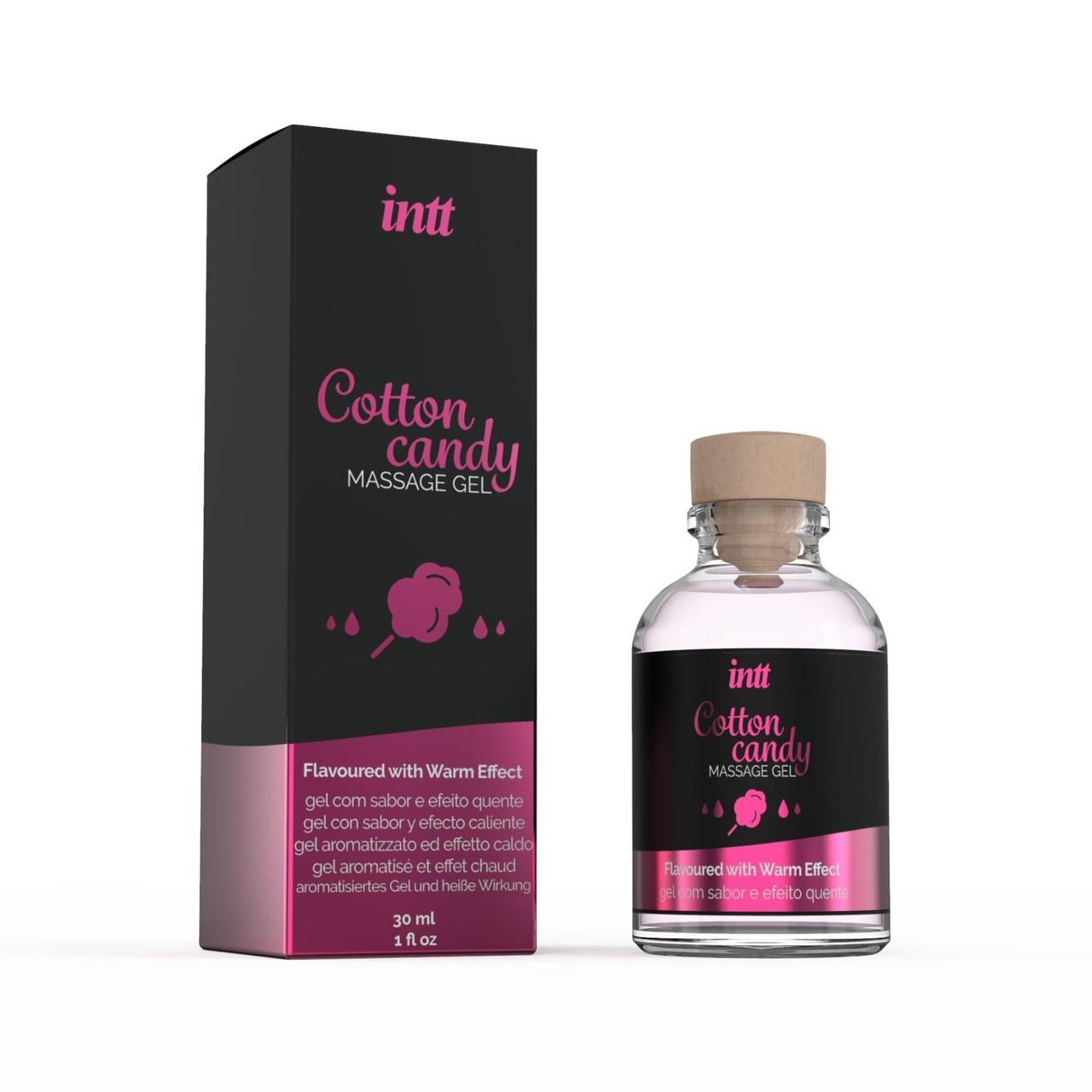 

Массажный гель для интимных зон Intt Cotton Candy (30 мл) разогревающий