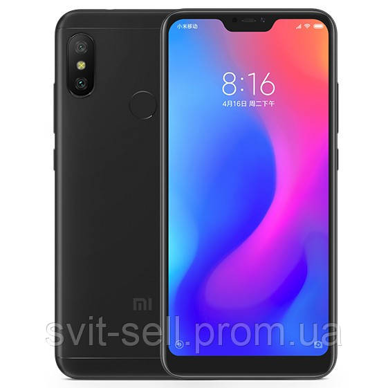 

Смартфон Xiaomi Redmi 6 Pro 4/64GB Black