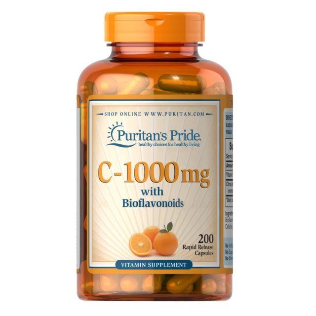 

Vitamin C - 1000 mg with Bioflavonoids - 200caps