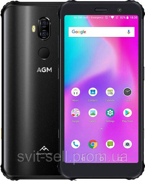 

Смартфон AGM X3 8/64Gb black, Зелёный