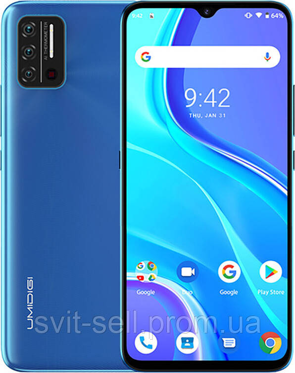 

Смартфон Umidigi A7s 2/32GB Blue