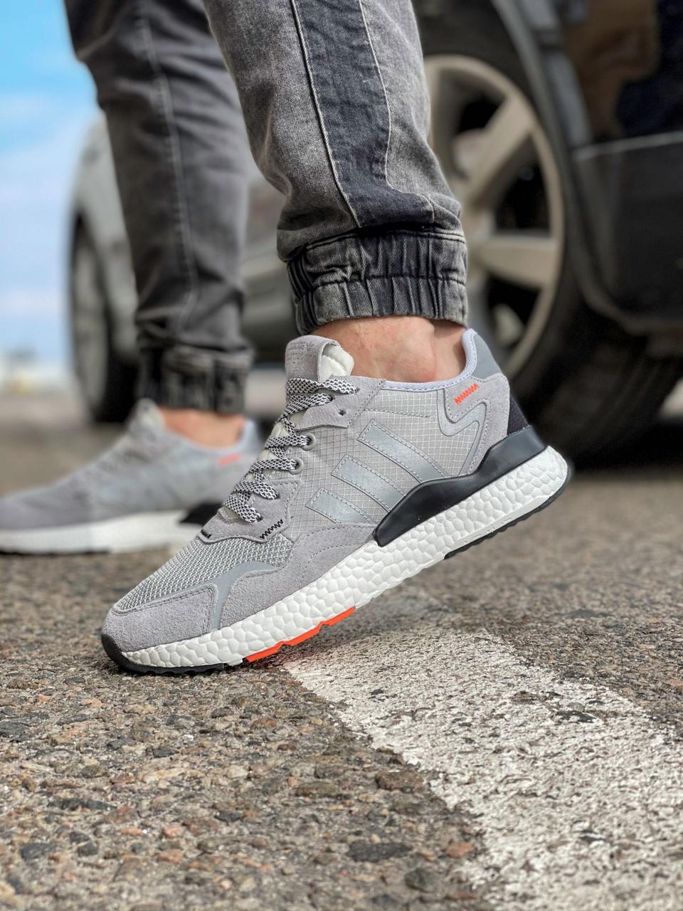 

Кроссовки мужские ► Adidas Nite Jogger Boost 3M, серые [ 41 44 ] ►, Серый