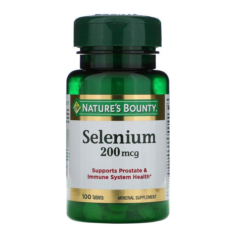 

Nature's Bounty Selenium 200 mcg 100 таблеток