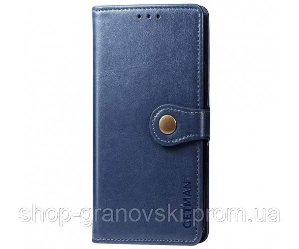 

Кожаный чехол книжка GETMAN Gallant (PU) для Oppo A53 5G / A73 5G, Синий