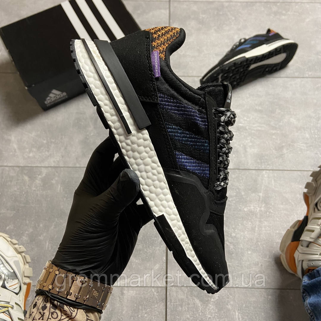 

Adidas ZX 500 Black Violet (Чёрный)