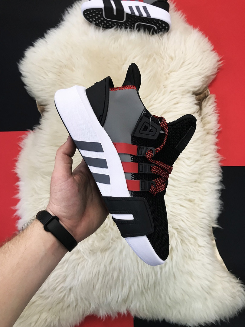 

Adidas Equipment EQT Support Black White Red (Черный), Чёрный