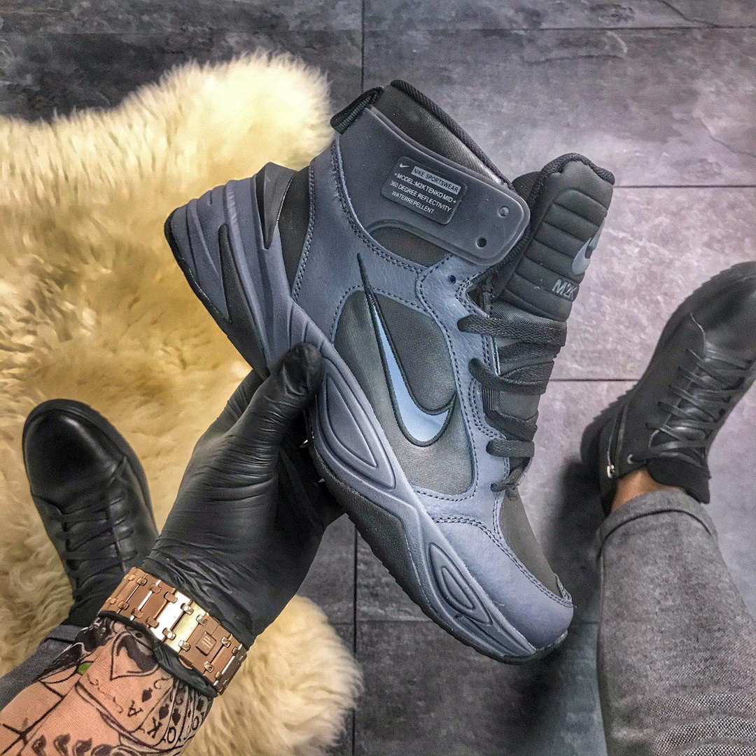 

Nike M2K Tekno Grey Black (Термо) (Серый)