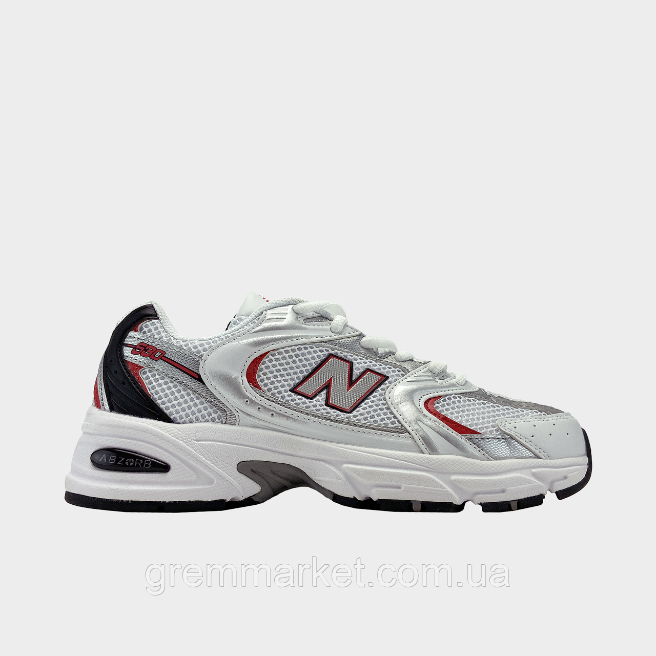 

New Balance 530 Silver Red (Серебро), Белый