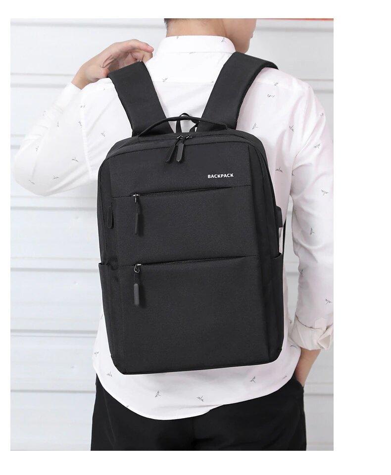 Деловой рюкзак 3в1 для ноутбука, дорожная сумка, для школьников, двухслойный + зарядка через USB
