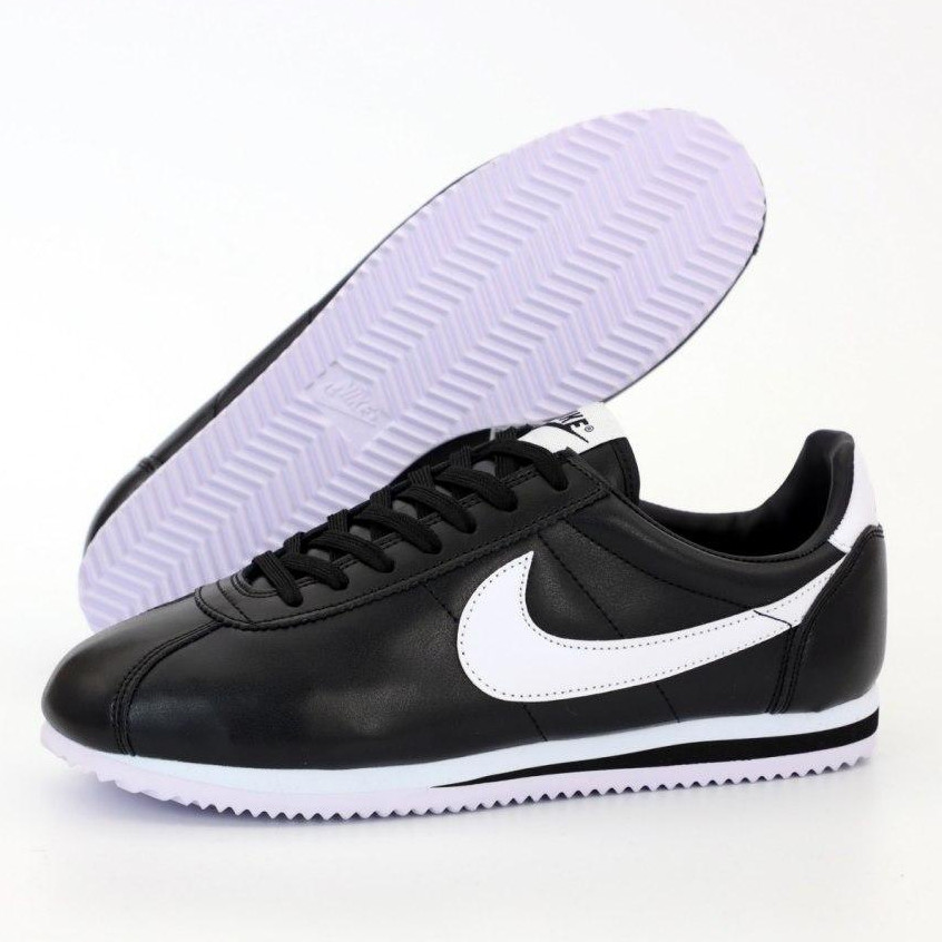 

Мужские кроссовки Nike Classic Cortez, кожа, черный, Вьетнам (КД-4)