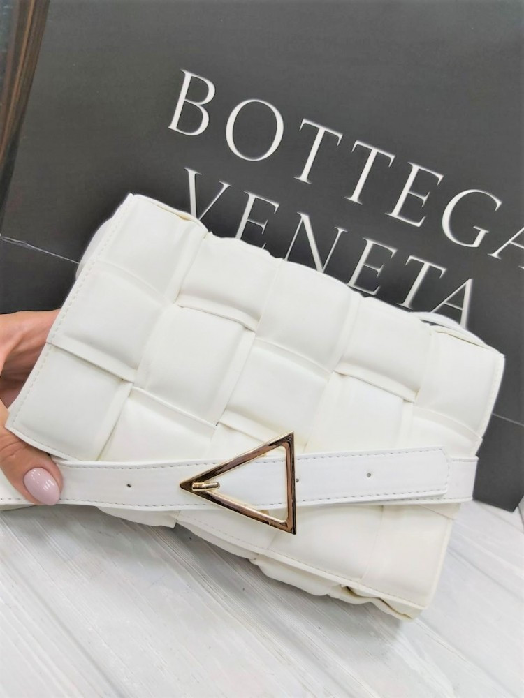 

Сумка-клатч Bottega Veneta White, Белый