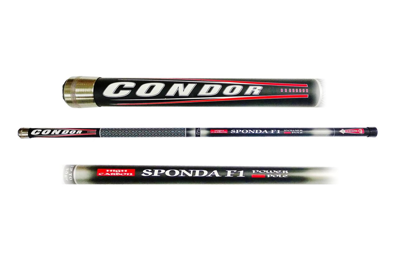 

Удочка Condor SPONDA POLE, 6m, BK карбон М7