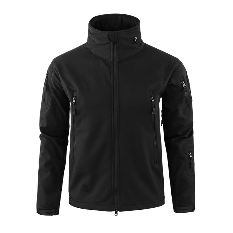 

Тактическая куртка № 2 Lesko A012 Black XL мужская теплая, Черный