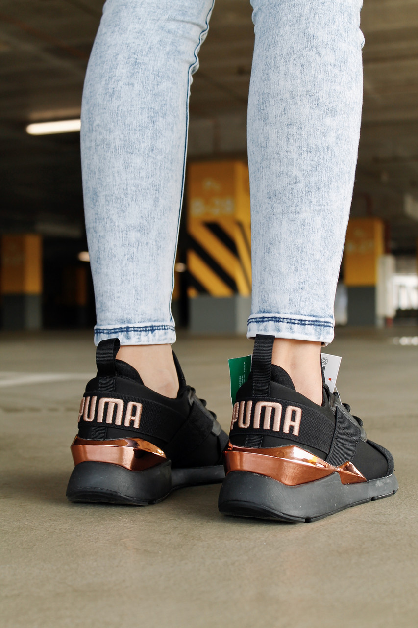 

Женские кроссовки Puma Muse Metal, Черный