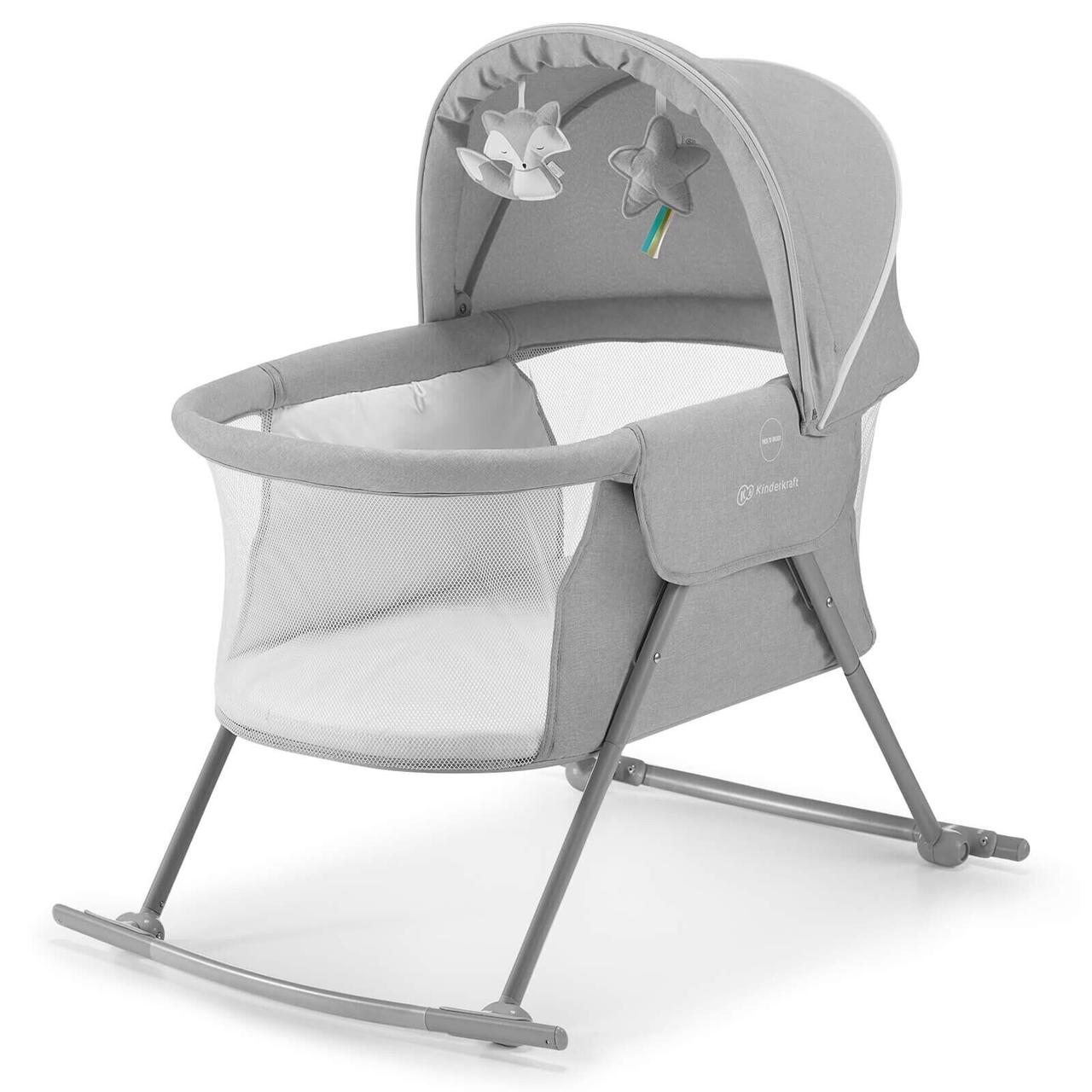 

Люлька-качалка 3 в 1 Kinderkraft Lovi Grey (KKLLOVIGRY0000)