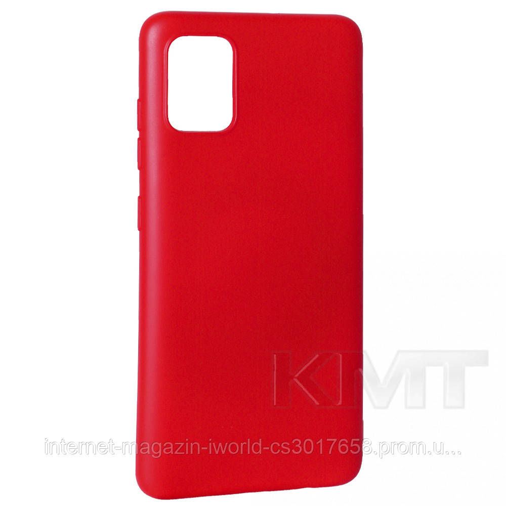 

Soft Touch TPU Case — Samsung A51 — Red