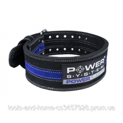 

Пояс для пауэрлифтинга Power System Power Lifting PS-3800 Black-Blue Line XL SKL24-145386