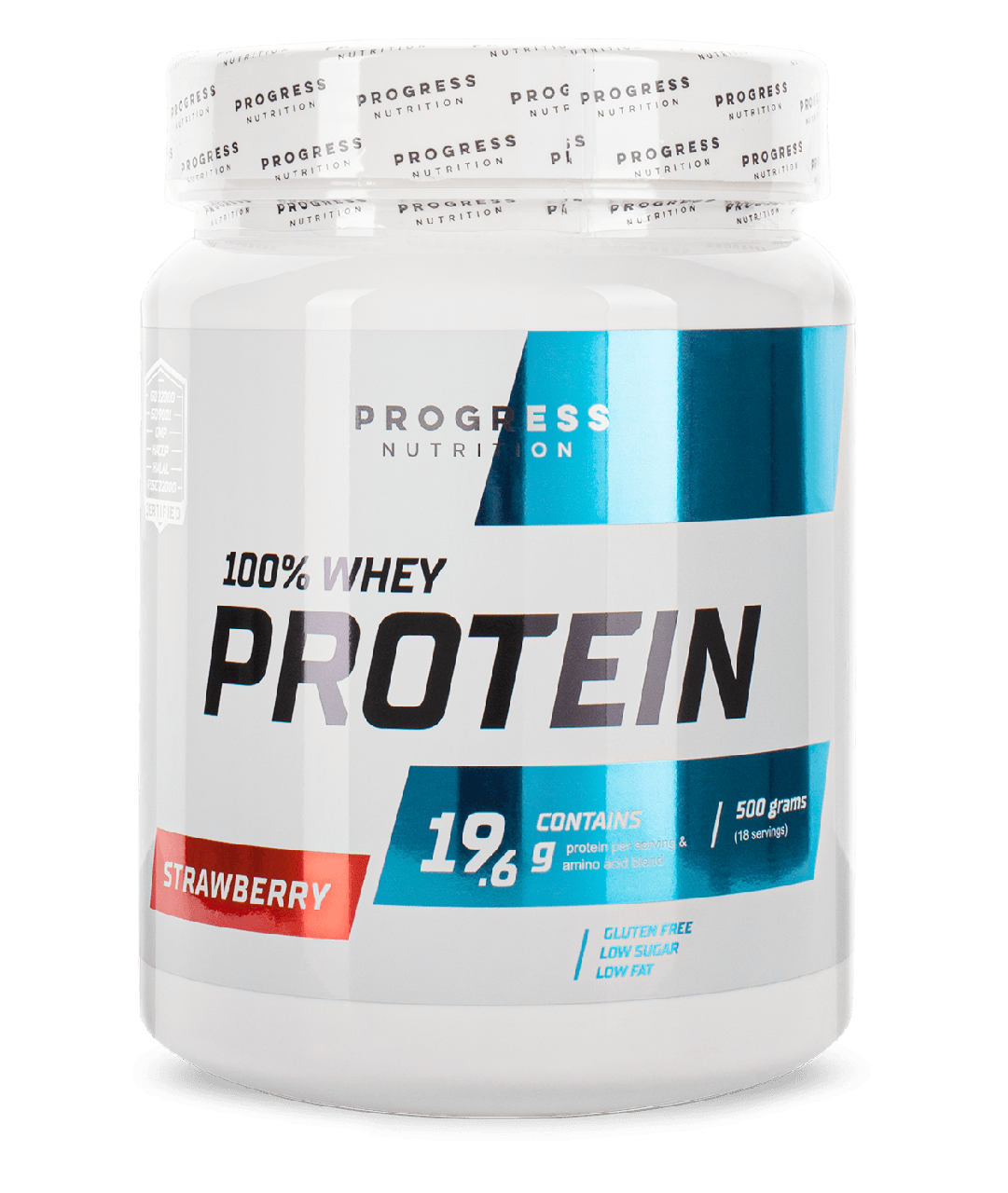 

Сывороточный протеин концентрат Progress Nutrition 100% Whey Protein 500 г Клубника