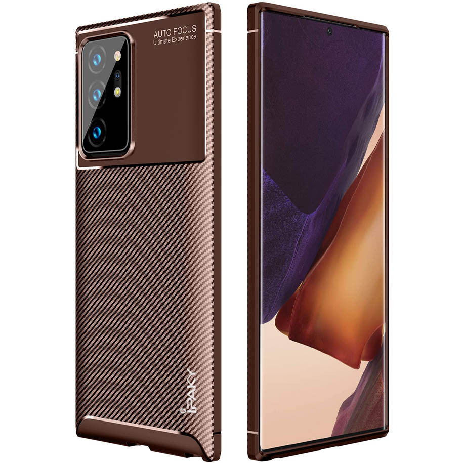 

TPU чехол iPaky Kaisy Series для Samsung Galaxy Note 20 Ultra, Коричневый