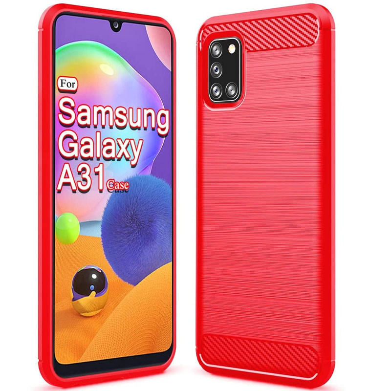 

TPU чехол Slim Series для Samsung Galaxy A31, Красный