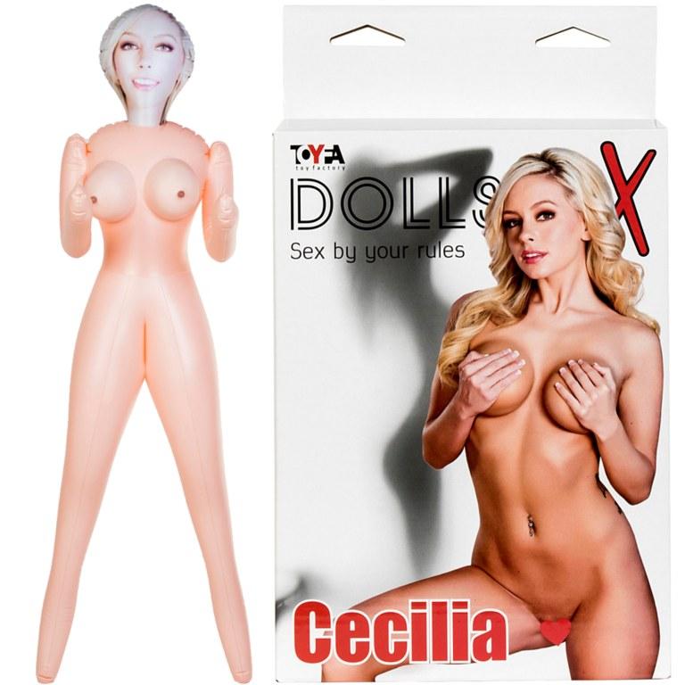 

Кукла надувная Cecilia Toyfa Dolls-X, Телесный