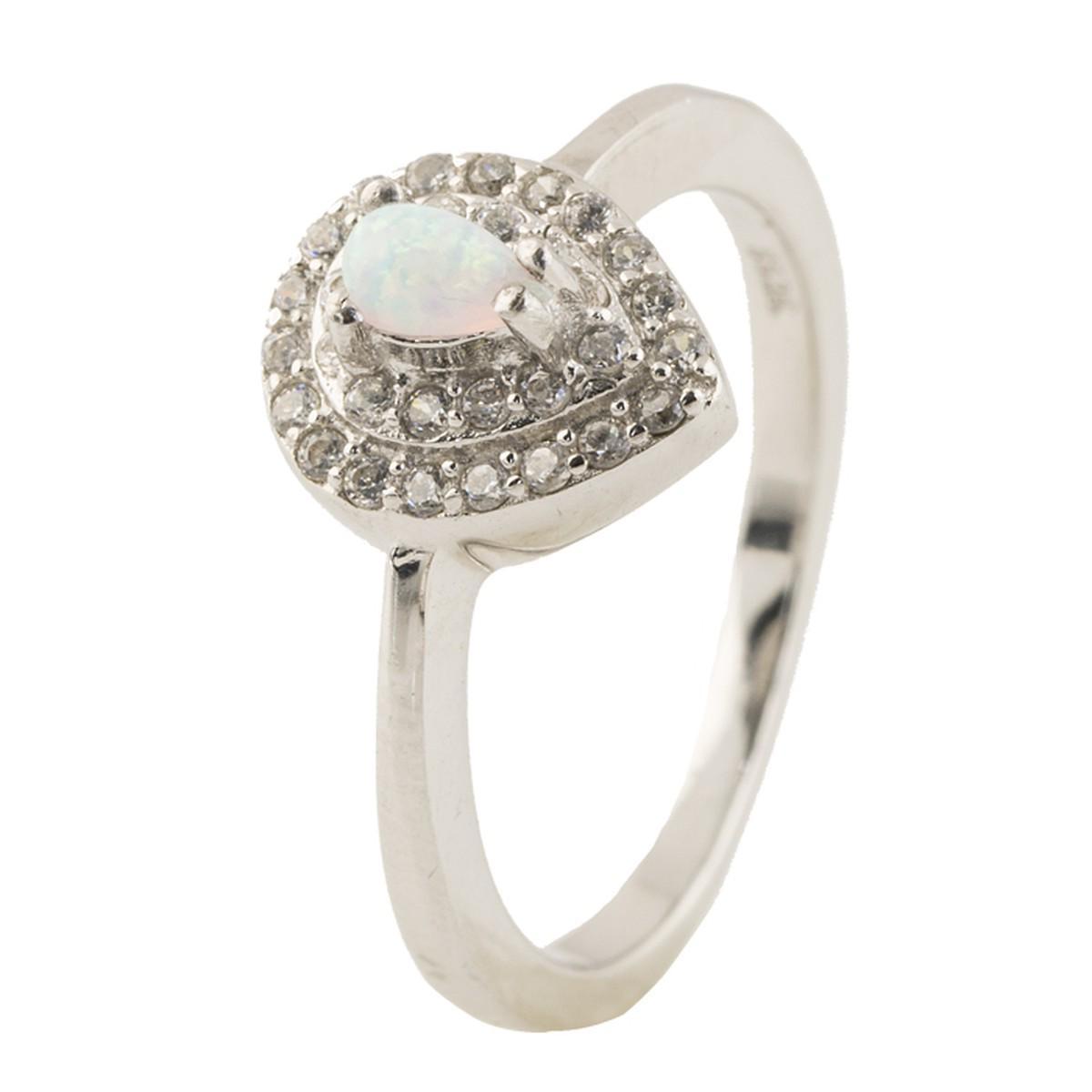 

Серебряное кольцо pSilverAlex с опалом (0838335) 17.5 размер