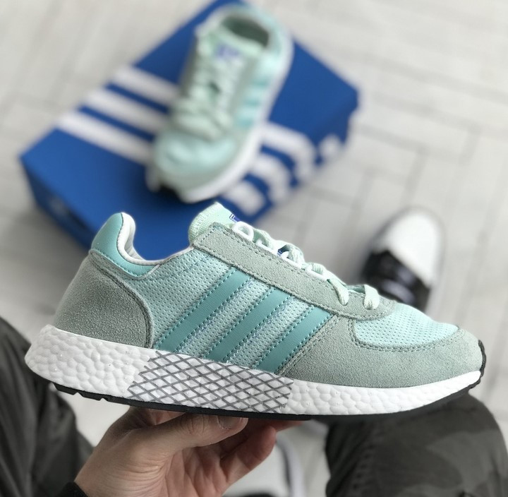 

Adidas Marathon Tech Mint | кроссовки женские; мятные; бирюзовые летние/весенние; на пене; адидас, Бирюзовый